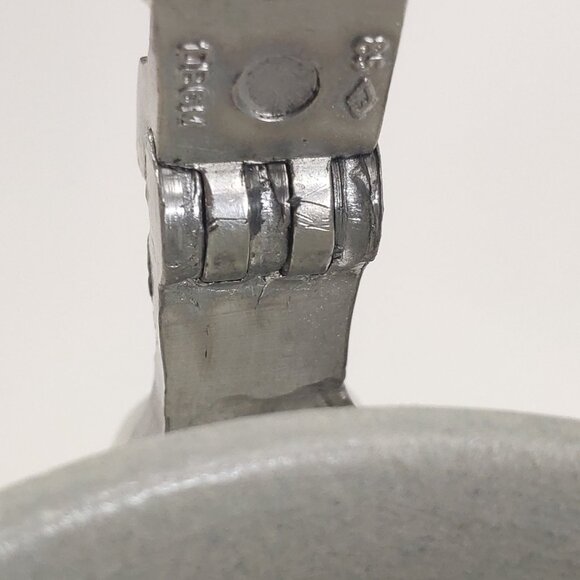 Gerz Salt Glaze Stein Relief Embossed Pottery with Pewter Lid Vtg W.Germany 6.5" - Picture 8 of 13